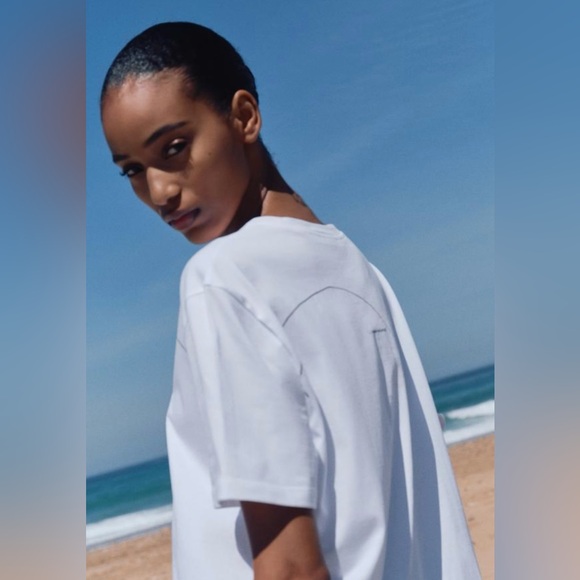 Zara Heartfelt Sentiment: What goes around | Short-Sleeve T-shirt | Large | NWT - Picture 8 of 13